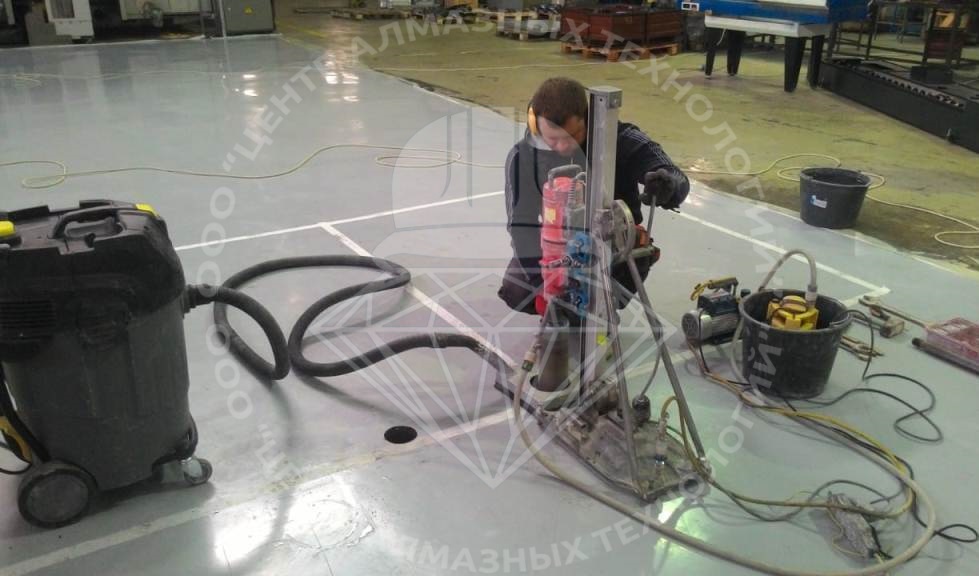 Чистовое сверление финишных полов Чистовое сверление финишных полов