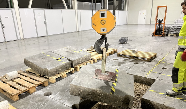 Резка проемов в железобетонных стенах Резка проемов в железобетонных стенах