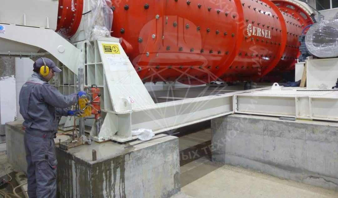 Сверление отверстий под химанкера Сверление отверстий под химанкера